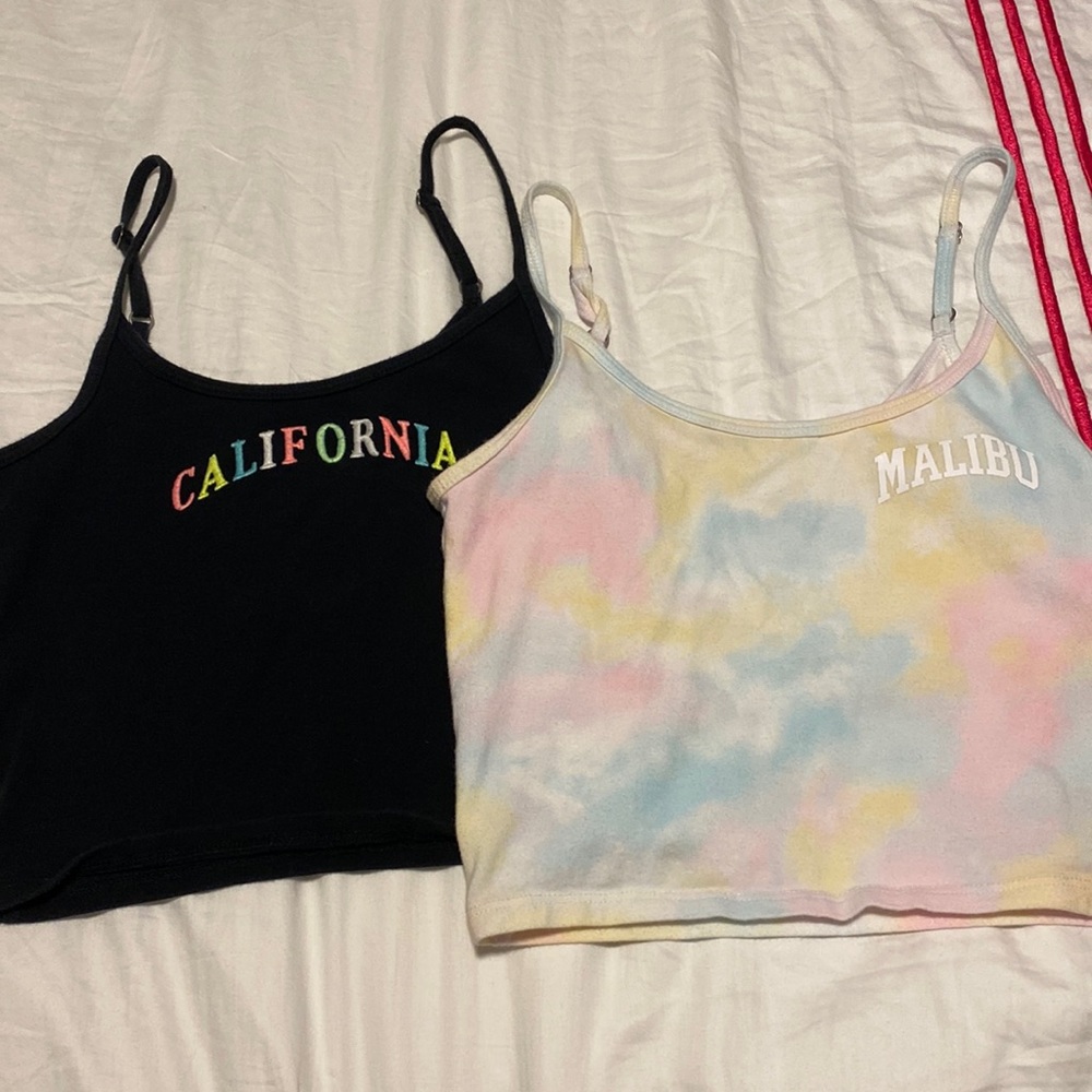 Hollister cropped bundle! Malibu and California lettering